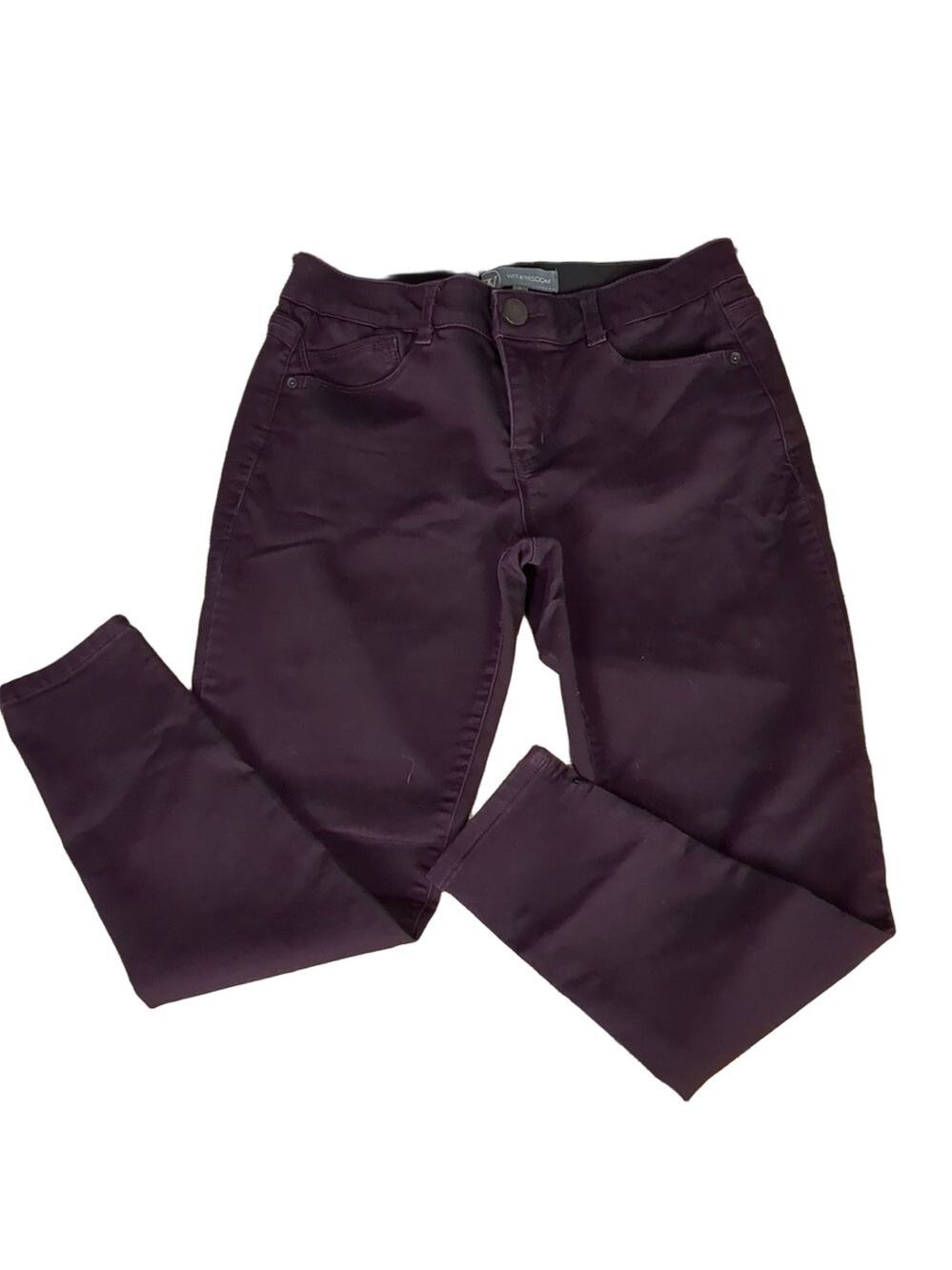 Wit & wisdom purple jeans size 8